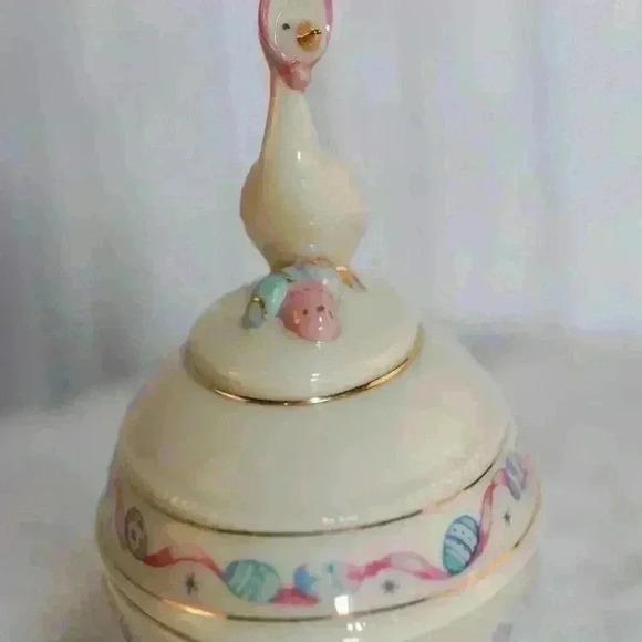 The Springtime Goose Easter Egg Lenox  2003 Limited Edition Porcelain - Picture 10 of 11